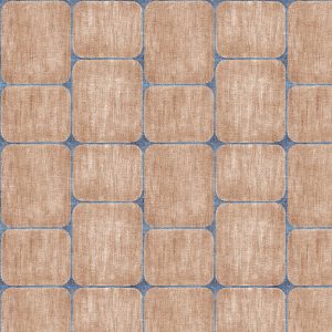 Ideal para tapicería, decoración del hogar, almohadas con un dibujo que simula pequeños ladrillos con esquinas redondeadas